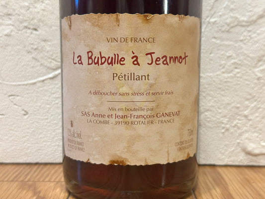 【赤泡】Anne et Jean-François Ganevat/VdF Rouge Pétillant La Bubulle à Jeannot NV(2021)
